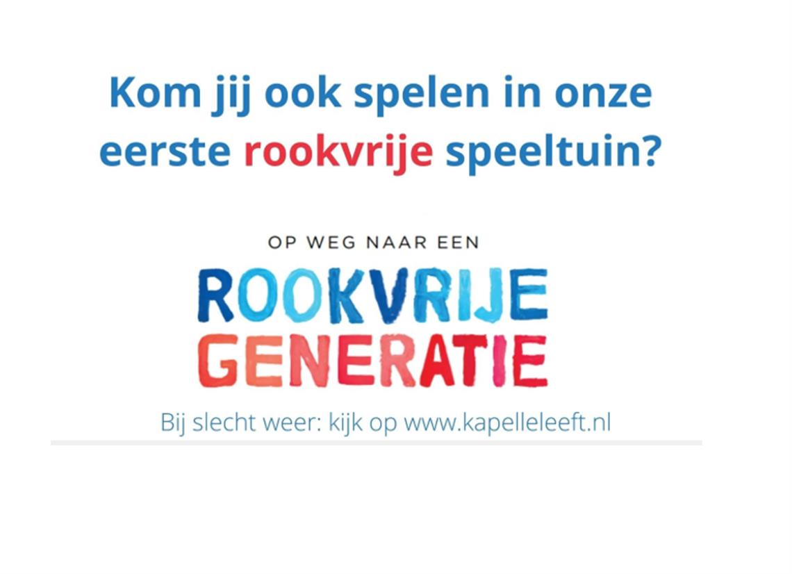 Rookvrije Speeltuinen