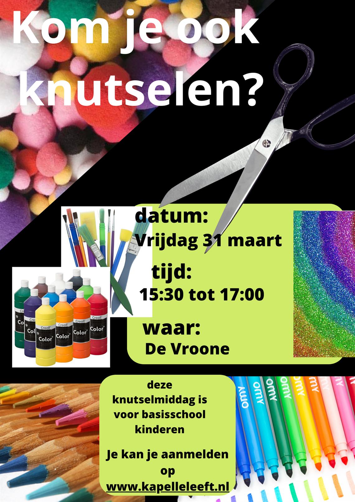 Knutselen in de Vroone