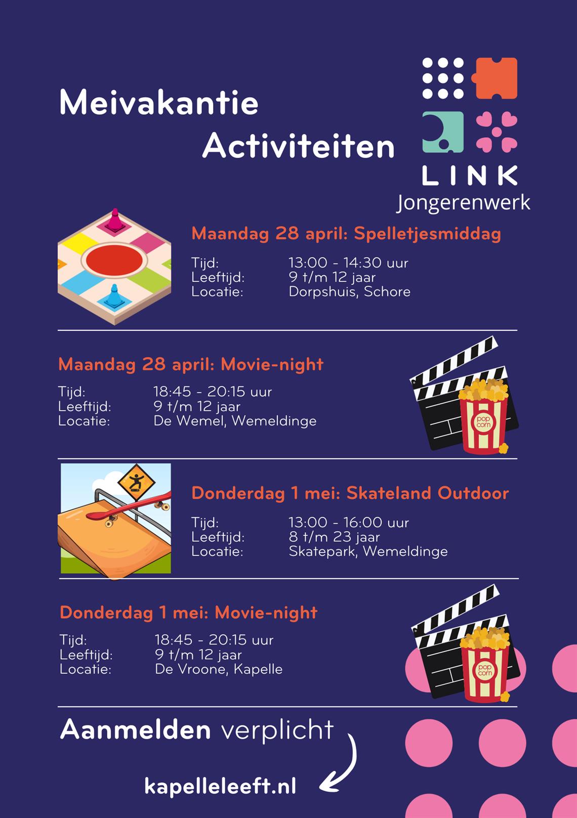 Meivakantieactiviteiten
