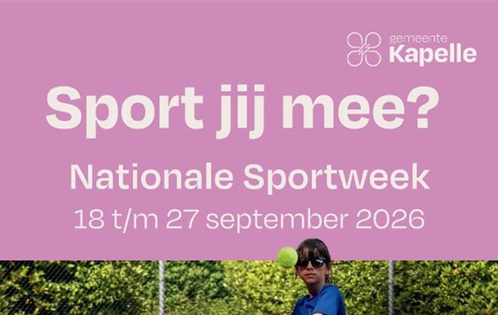 Nationale Sportweek 2026
