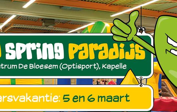 Het Crazy Spring Paradijs komt in de voorjaarsvakantie naar de Bloesem!